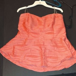 Studio Y XXL halter top salmon colored